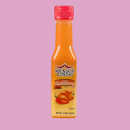 MEXICO-LINDO-SALSA-habanero-on-pink-background