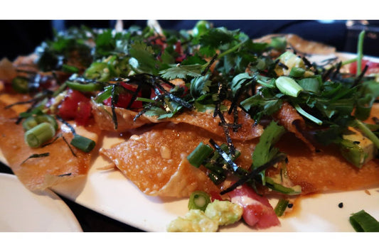 Ahi Tuna Poke Nachos: