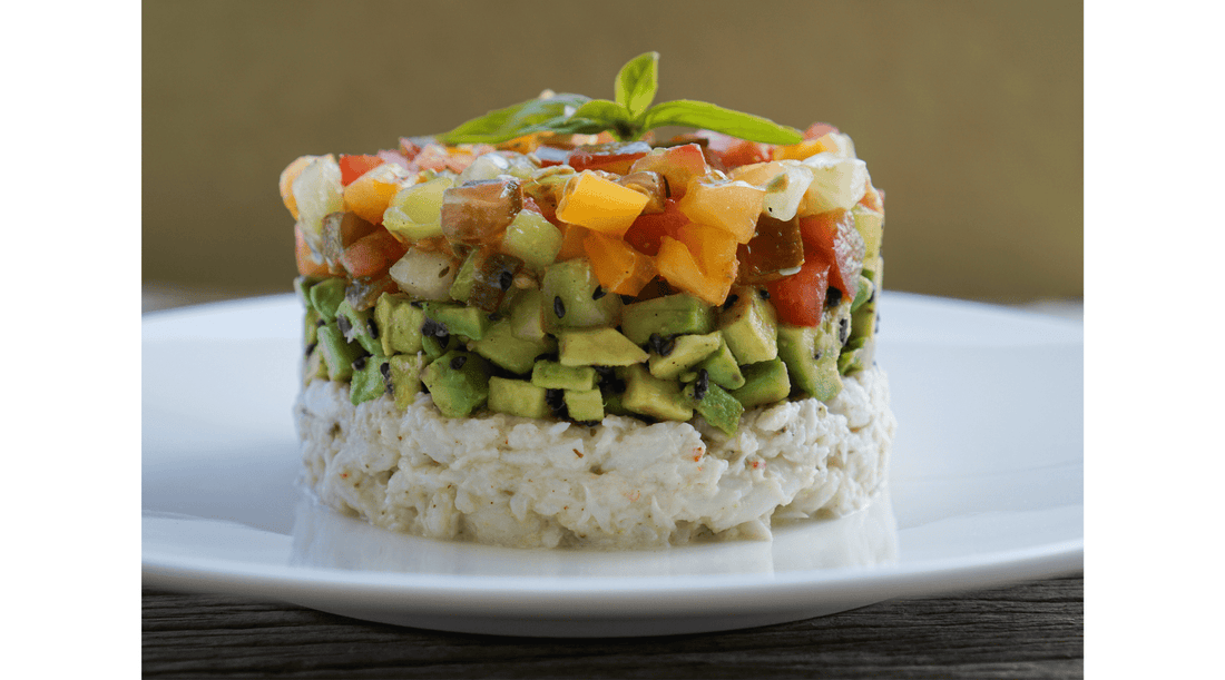 Spicy Crab and Avocado Towers