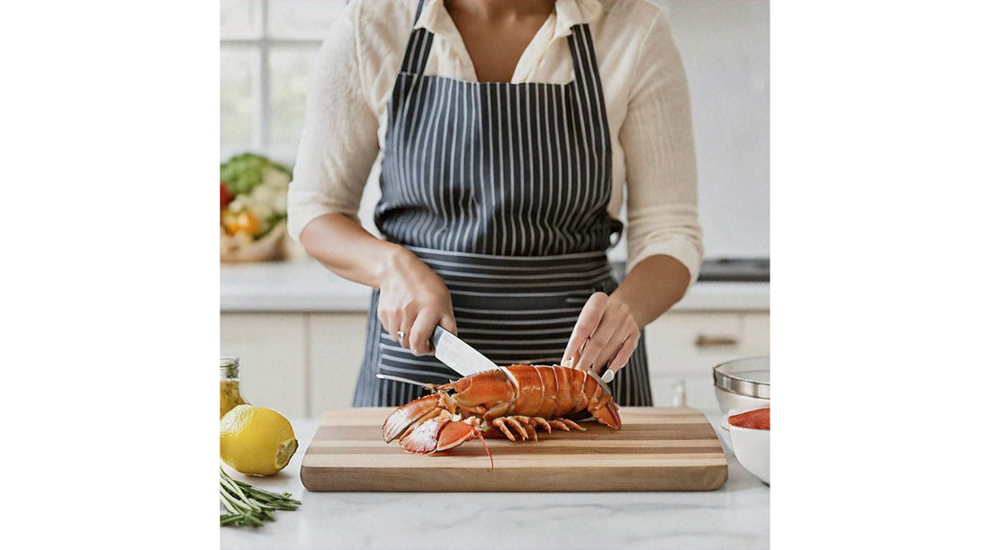 How to butterfly a lobster tail