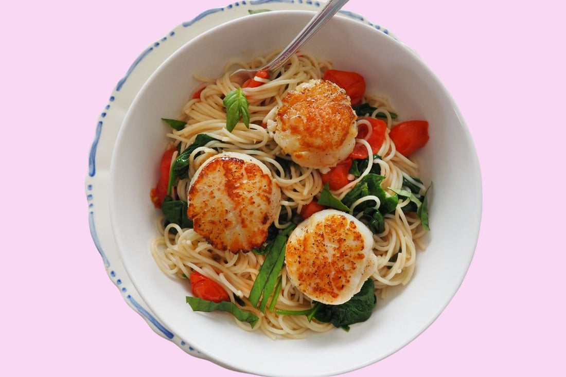 Scallops and Angel Hair Pasta: A Recipe by Carmelita Seafood